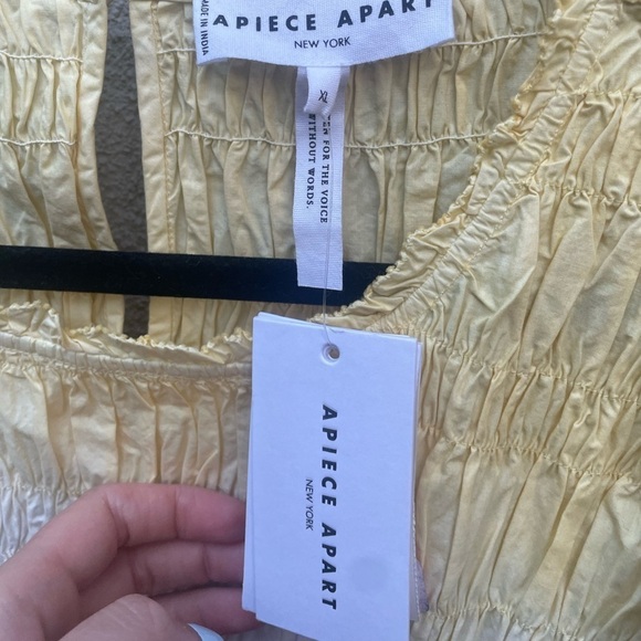 Apiece Apart Aldea Smocked Mini Dress in Soft Dip Dye New with Tags! - Picture 5 of 10